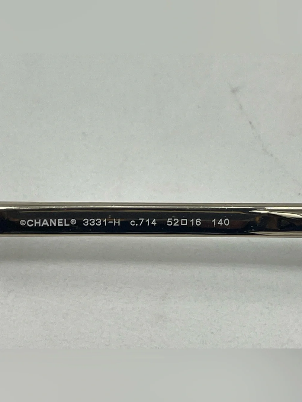 Chanel Eyeglasses 3331-H-A c.714 Dark Havana/Mother Of Pearl Italy 52 [] 16 140